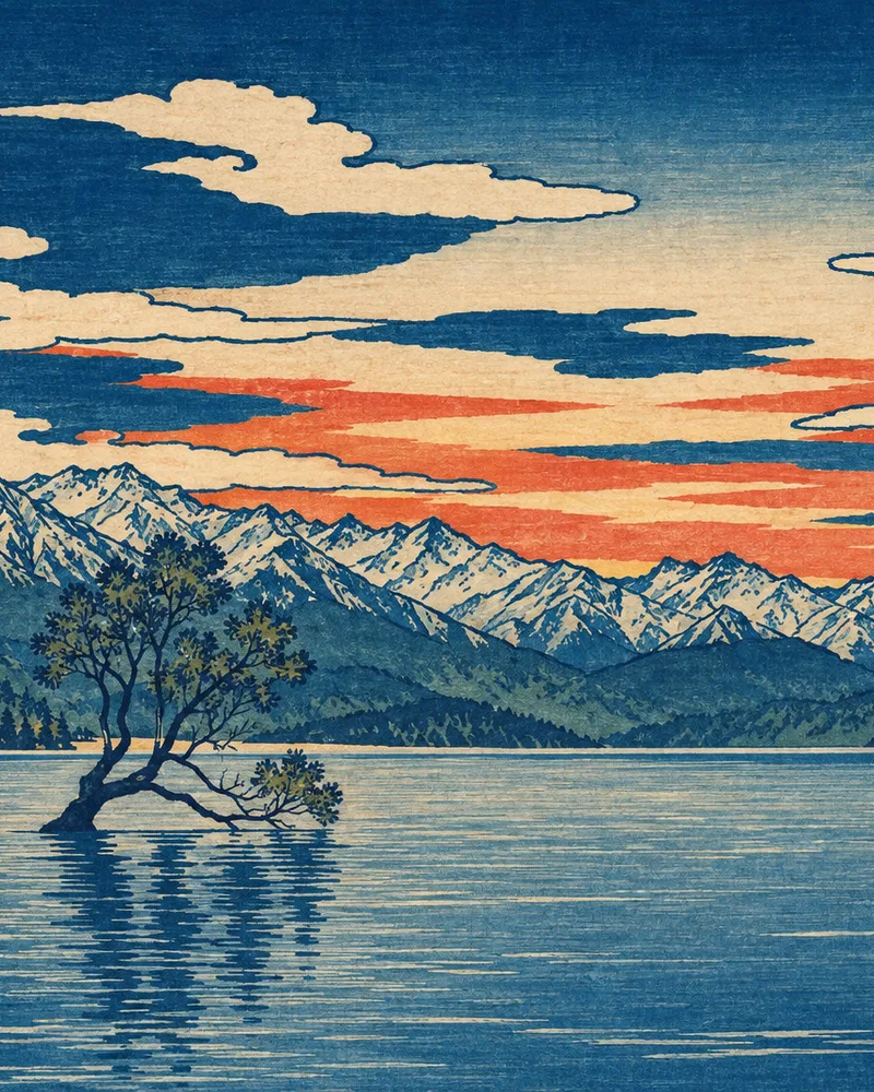 Så kan gör ditt foto till japanskt träsnitt se ut